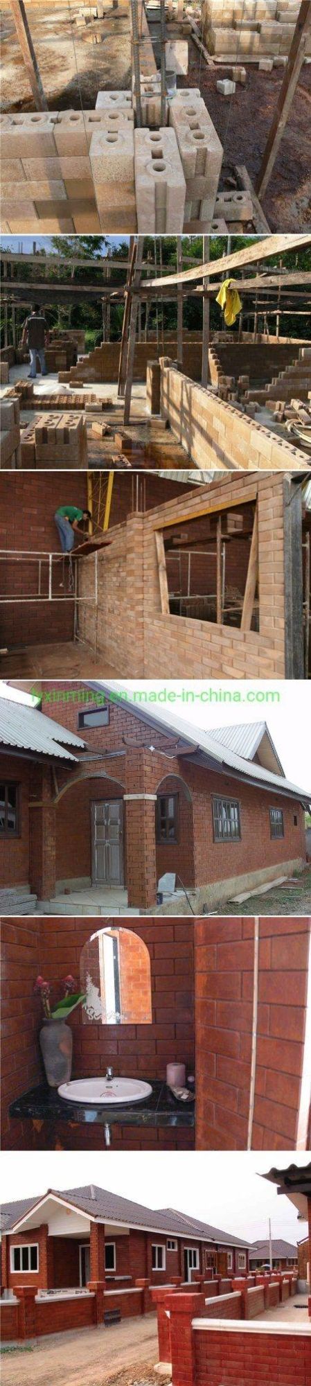 Wide Used Xm2-40 Clay Interlocking Brick Machine Construction Mud Block Machine in Factory