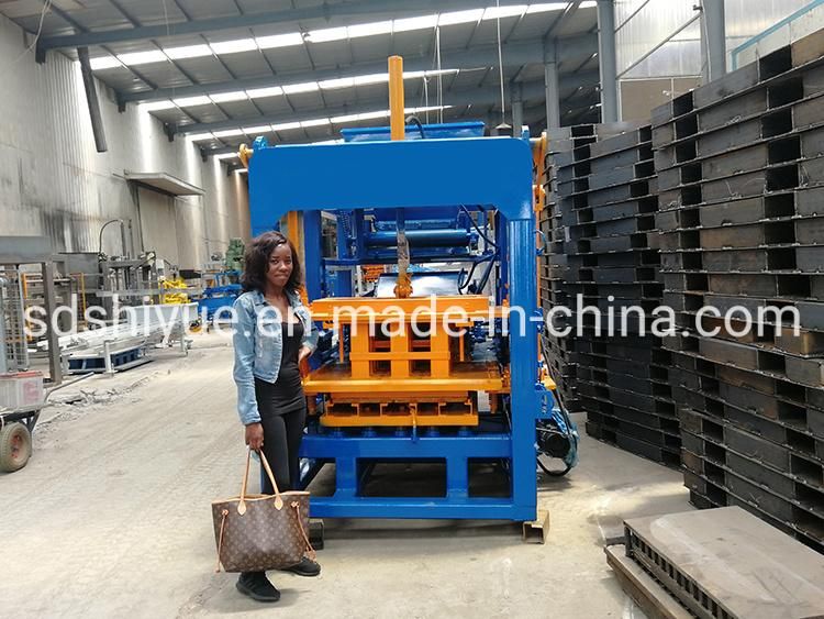 Hydraulic Concrete Hollow Block Paving Brick Making Machine with Customized Moulds