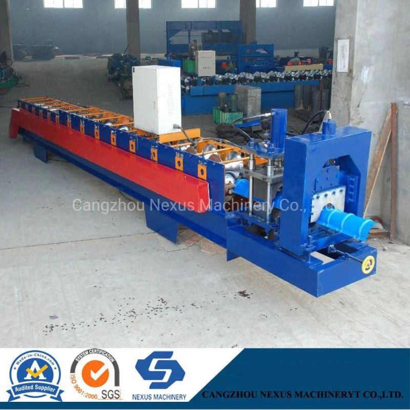 Color Steel Metal Roof Ridge Cap Tile Cold Roll Forming Machine