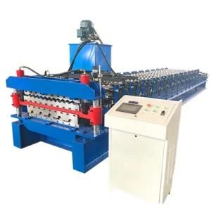New Type Step Tile Double Layer Corrugated Profile Making Machine