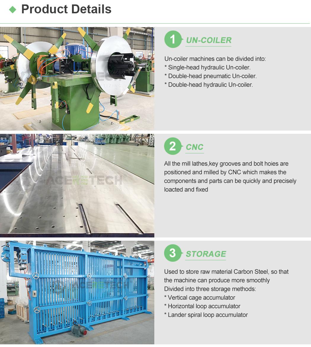 Flexible Manufacturing Carbon Steel Pipe Production Line