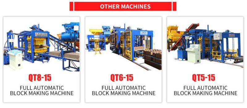 Machines for Bricks Making Cement Brick Machine Qt4-15 Interlock Block Machine