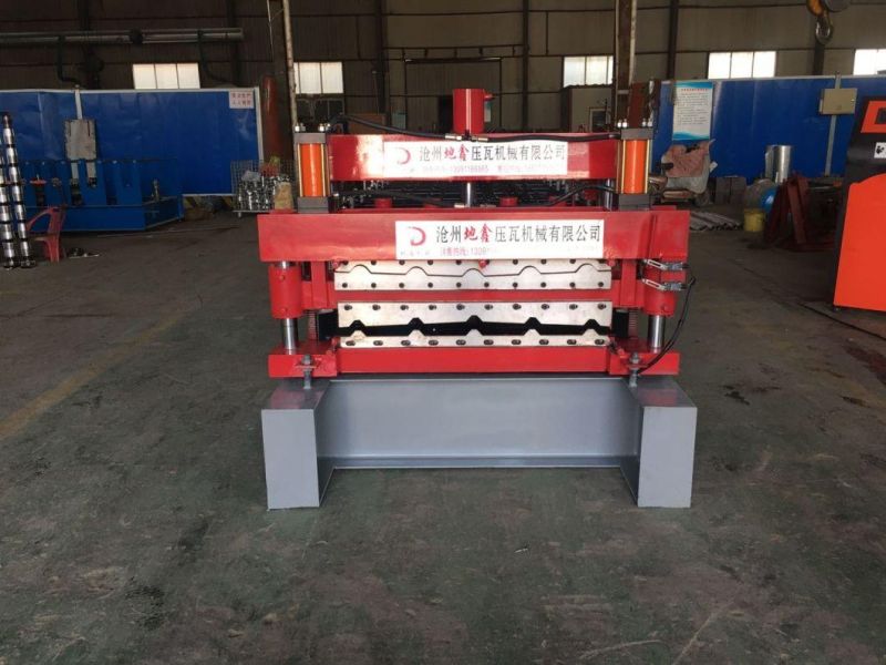 Africa Double Deck Layer Roll Forming Machine/Q Tile and Ibr Trapezoidal Roof Roll Panel Forming Machine
