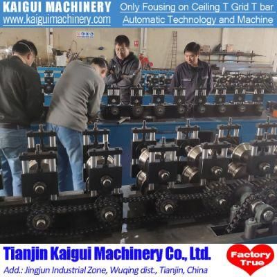 Good Quality Fully Automatic Center Black Cross T Grid Making Machine for