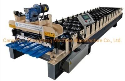 Galvanized Zinc Corrugated Deck Sheet Double Layer Roofing Sheet Forming Machine