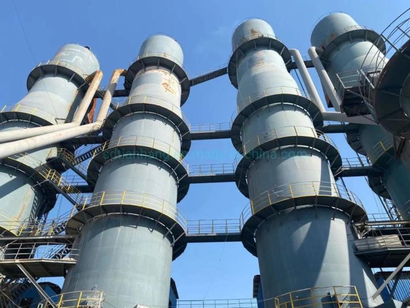 Burning Coal or Natural Gas Lime Vertical Shaft Kiln Cement Plant