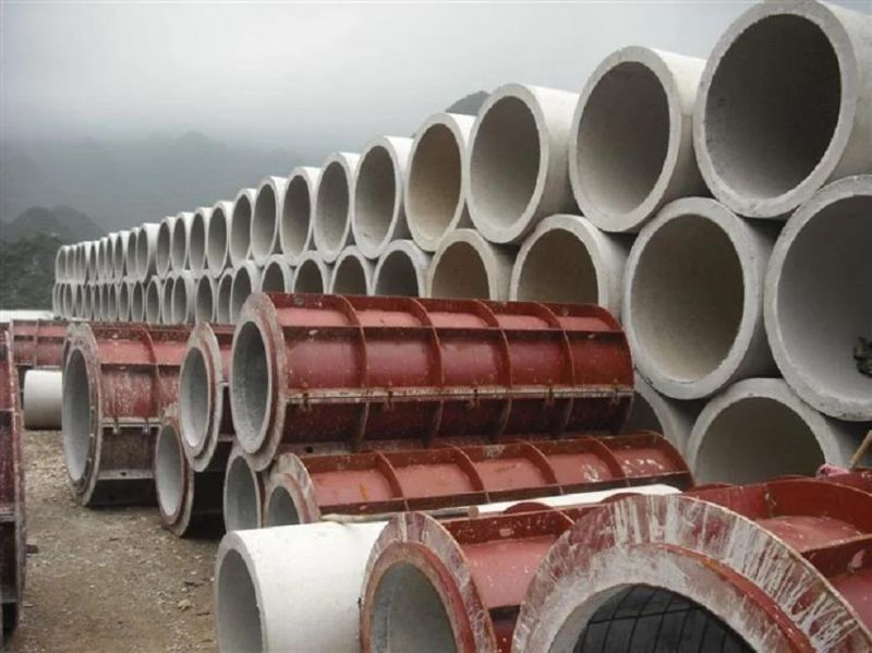 Cement Concrete Tube Form Culvert Pipe Making Machine