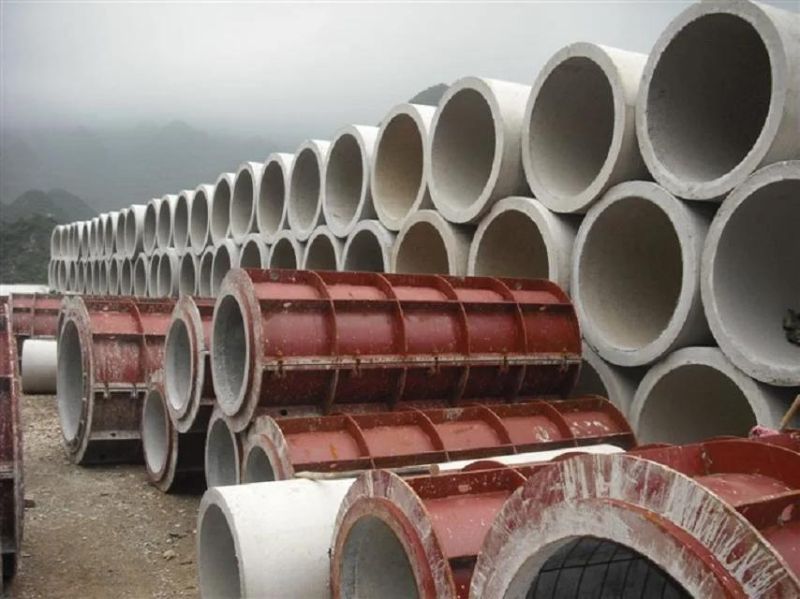 Cement Concrete Tube Form Culvert Pipe Making Machine