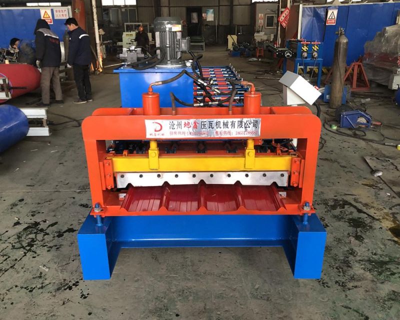 Color Steel Ibr Roof Sheet Roll Forming Machine Trapezoidal Roll Forming Production Line