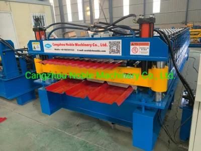 Double Layer Metal Roof Ridge Cap Roll Forming Machine/Corrugated Roll Forming Machine