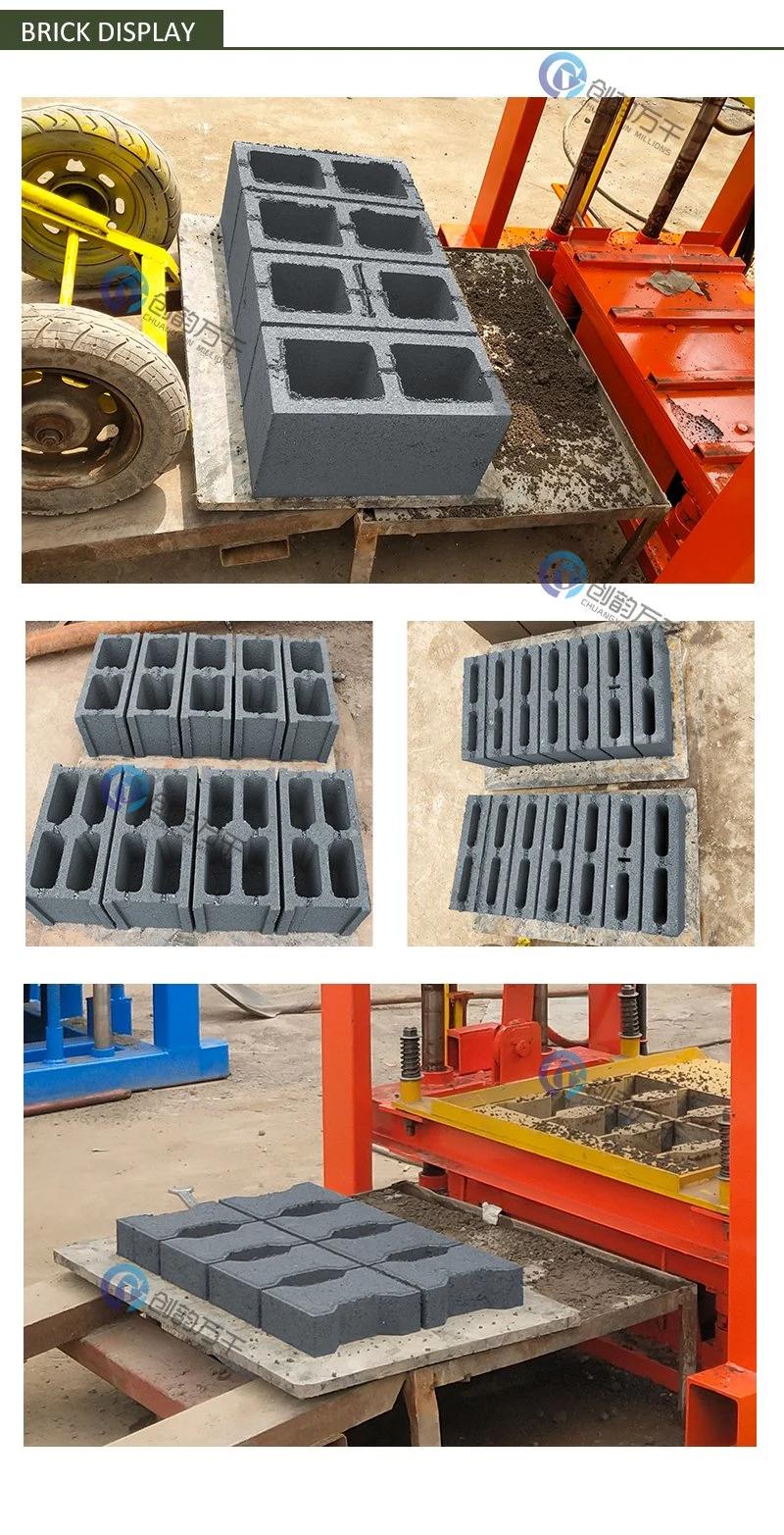 Qt 4-40 Manual Hollow Block Making Machine