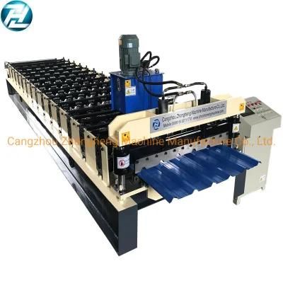 Automatic Metal Panel and Corrugated Colored Steel Roof Tile Profile Roll Forming Making Machine