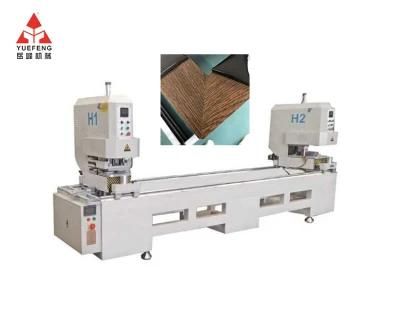 High Quality Double Head Plastic Profile Window Seamless Welding Machine