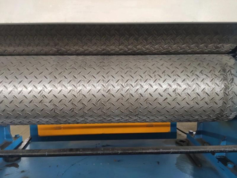Stainless Steel Aluminum Plate Decorative Checkered Steel Metal Embossing Machine