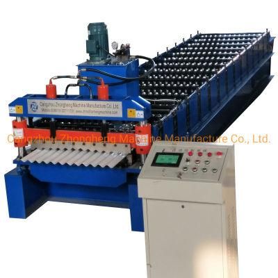 Corrugated Iorn Roof Tile Roof Sheet Roll Forming Machine