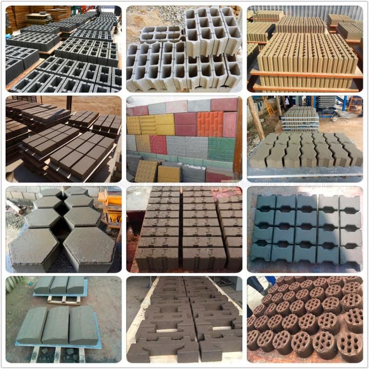 Factory Sale Semi-Automatic Cement Concrete Hollow Brick Block Making Machine Price