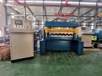 Metal Floor Deck Plank Galvanized Steel Structure Tile Roll Forming Machine