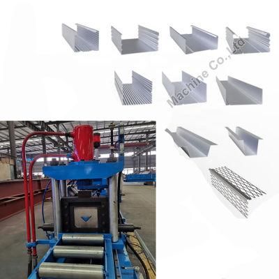 Automatic Type Steel Bar V Angle Iron Drywall Profile Roll Forming Machine Manufacture