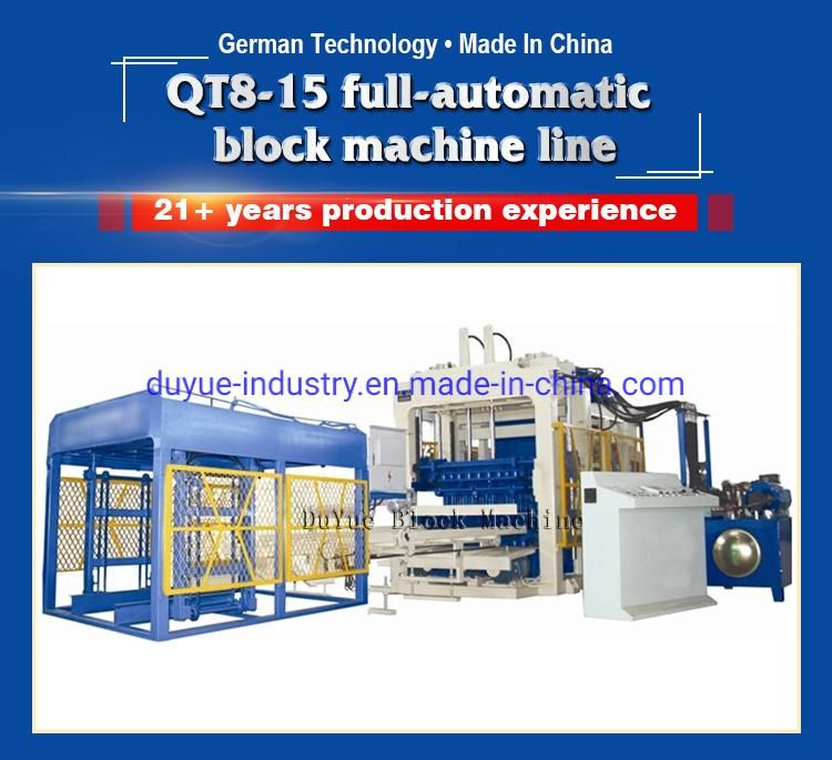 German Technology Qt8-15 Holland Paver Block Machine Zigzag Paving Brick Making Machine