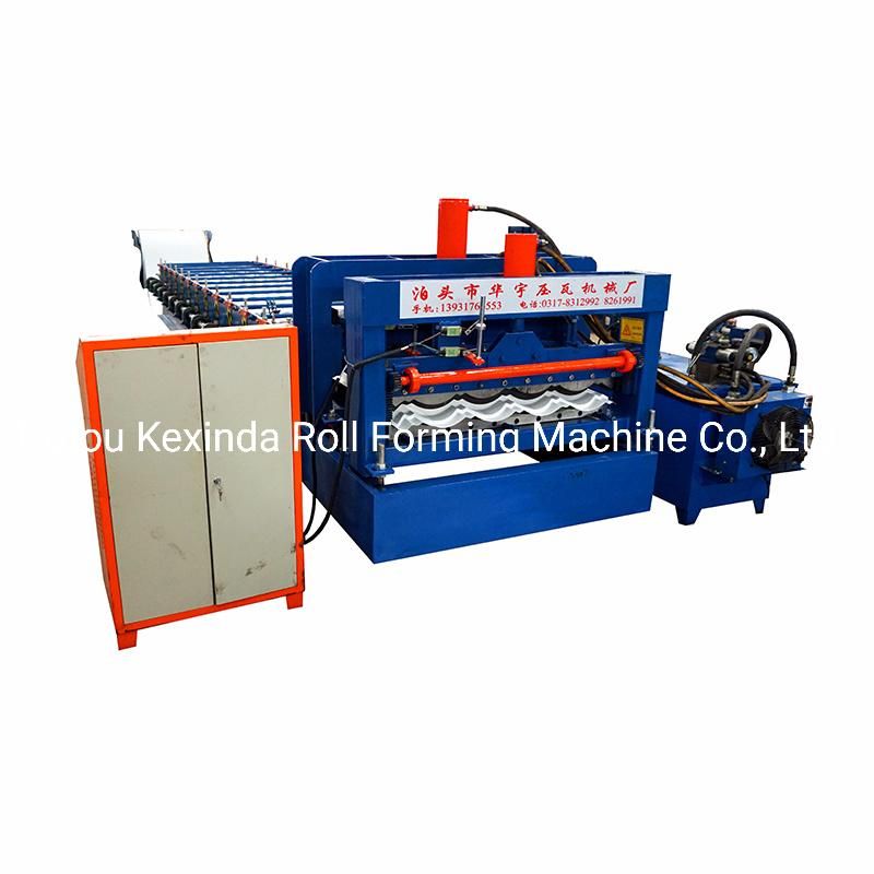 Kexinda 828 Metal Sheet Roofing Glazed Roll Forming Machine