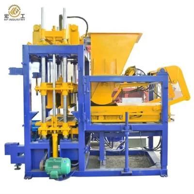Block Making Machine Low Cost Qt5-15 Concrete Cement Compressed Earth Hollow Paver Block Making Machine for Sale