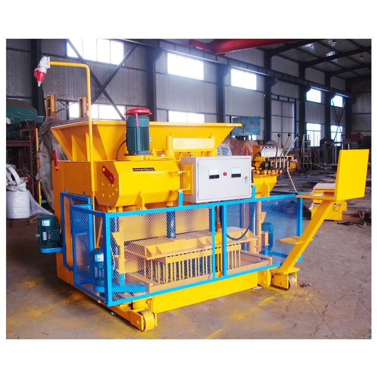 Qmy6-25 Mobile Hollow Solid Cement Block Molding Machine