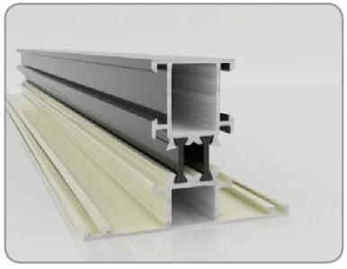 Aluminium Window Profile Knurling Thermal Break Inserting Machine