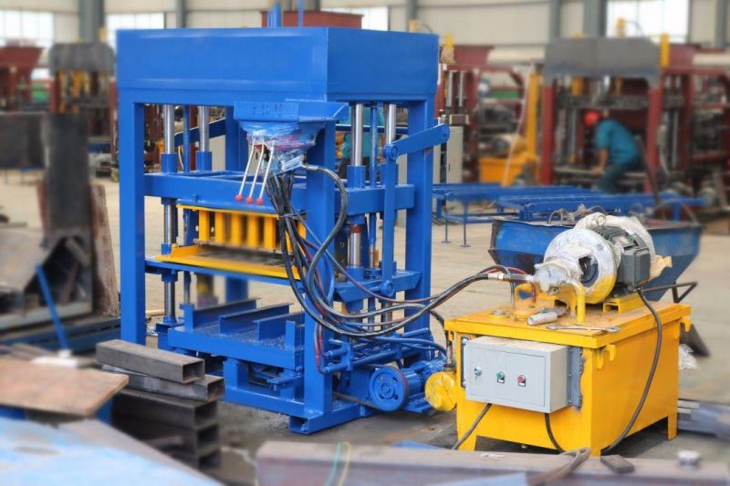 Qt4-30 Diesel Engine Concrete Block Making Machine Hollow Brick Machine