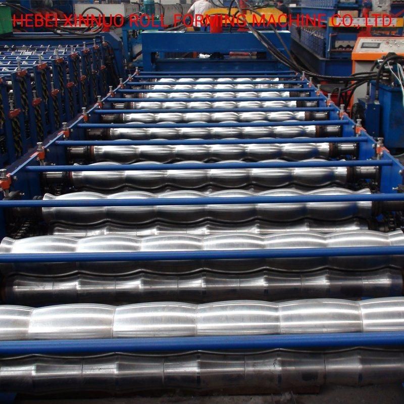 High Speed 1100 Glazed Tile Forming Floor Tile Making Pressing Polish Cold Roll Forming Machine