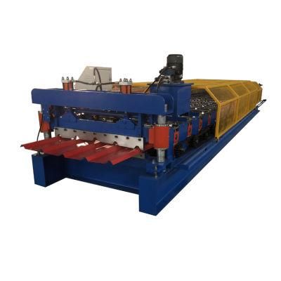 Auromatic Trapezoidal Box Profile Roof Tile Steel Galvanized Metal Roofing Sheet Making Ibr Pbr R Panel Roll Forming Machine