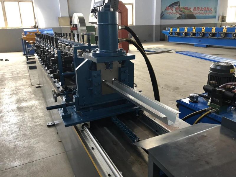 High Speed Hat Purlin Tracker Making Machine Keel Steel Furring Profile Roll Forming Machine