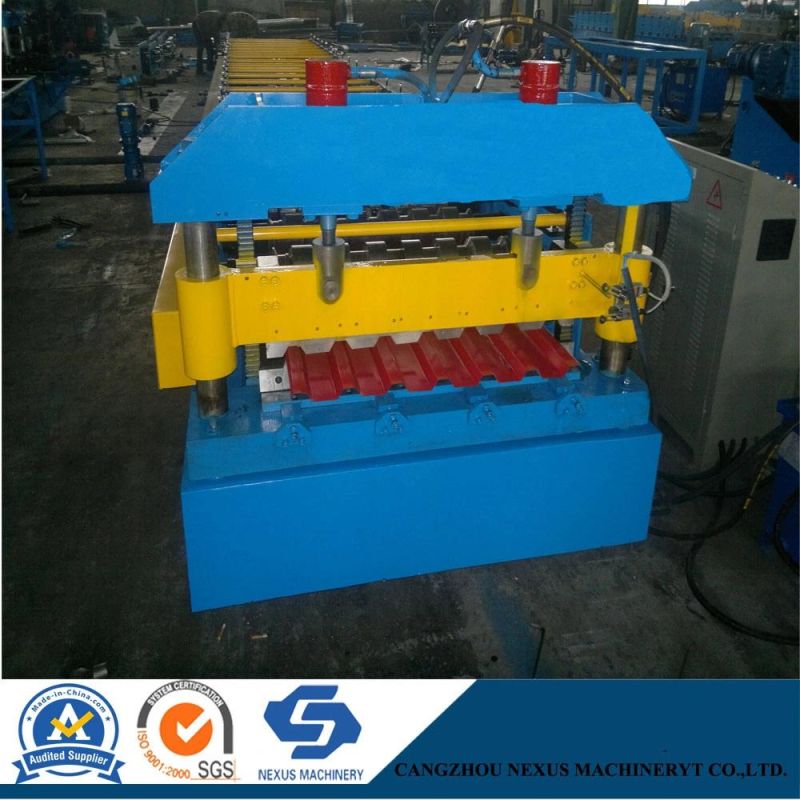Coloured Sheet Molding Metal Trapezoidal Roofing Machine