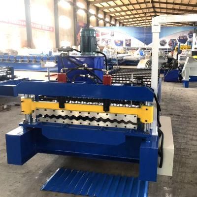 Hydraulic Pump Station Corrugated Roof Tiles Steel Profile Galvanized Roofing Sheet Rolled Machine