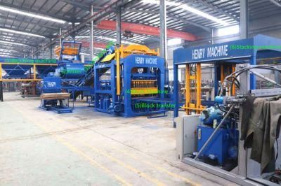 Qt10-15 Fully Automatic Hydraulic Pressure Cement Concrete Block and Concrete Brick Making Machine Curbstone Widely Used Block Making Machine