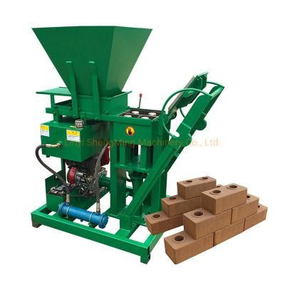 Manual Eco Red Compressed Earth Clay Interlocking Brick Block Making Machine Price