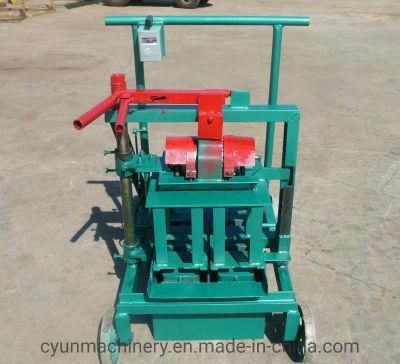 Qmy2-45 Cement Manual Movable Hollow Block Making Machine