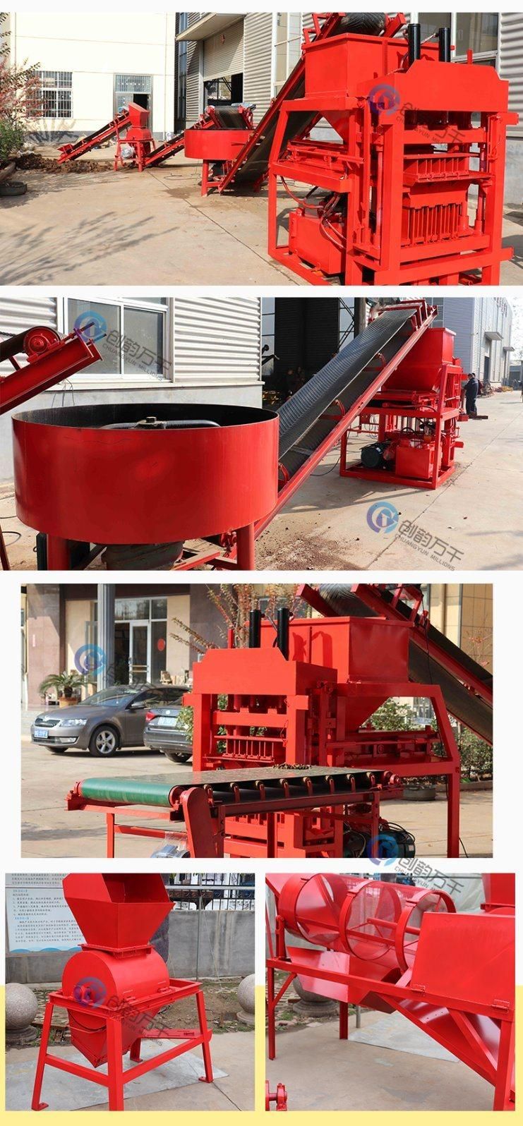 Cy4-10 Hydraulic Clay Brick Machine Earth Soil Cement Brick Block Machine for Sale