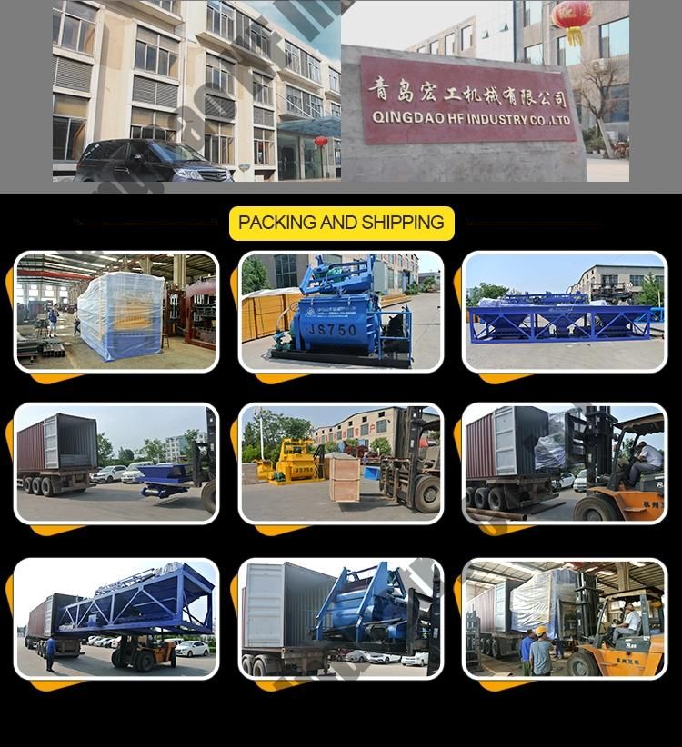 Qt4-40 Mobile Brick Making Machine Ice Block Machine in Colombia and Ecuador