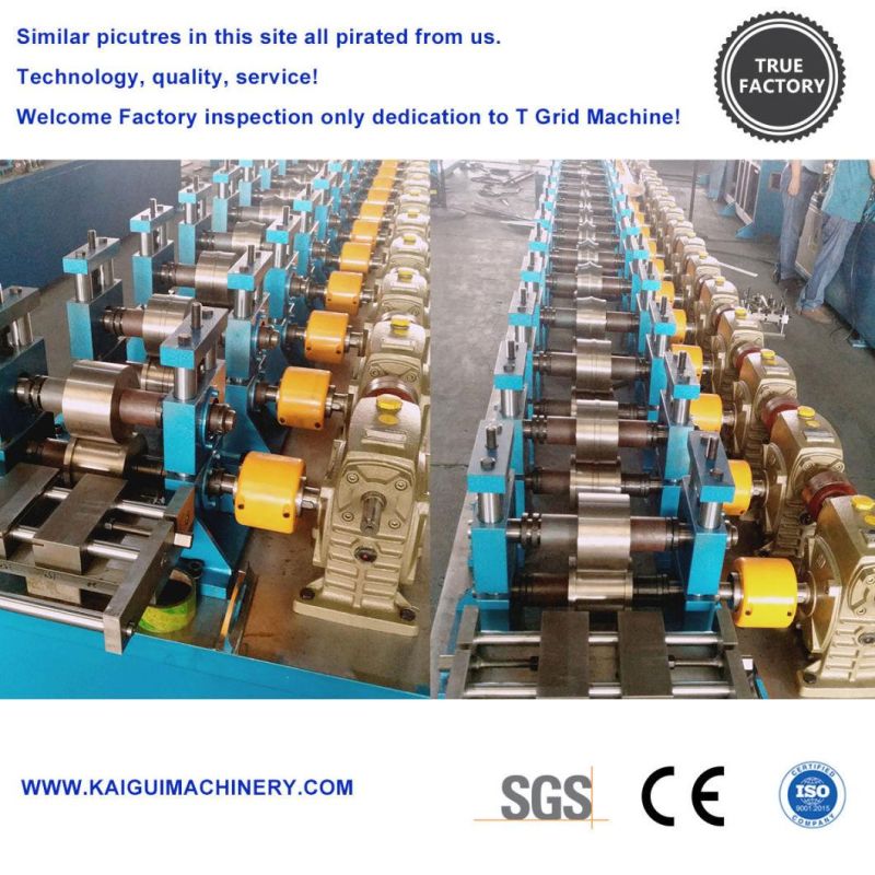 Automatic T Bar Ceiling T Grid Channel Roll Forming Machine