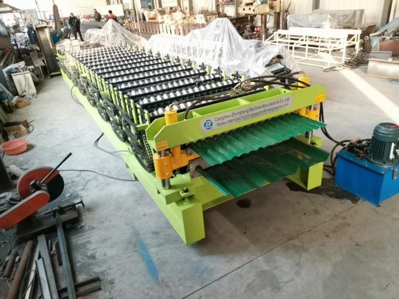 Double Layer Metal Roofing Sheets Machine Roof Tile Making Corrugated Roll Forming Machine for Metal Deck Roofing