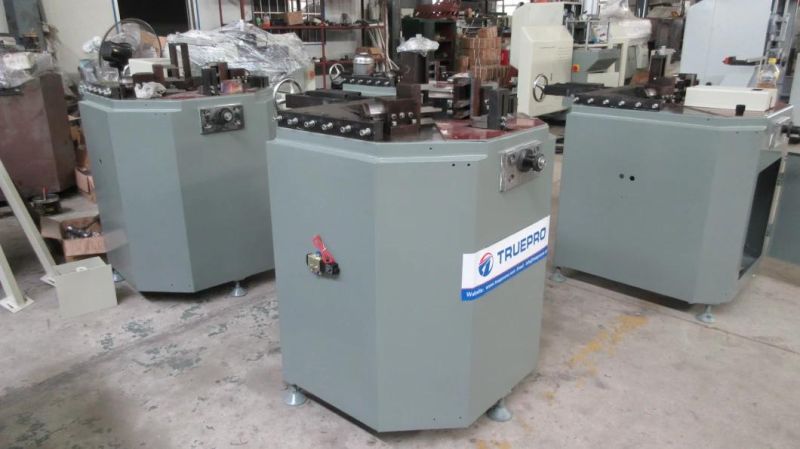 Single Point Corner Crimping Aluminium Window Door Machinery