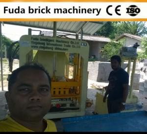 Block Machine Supplier Qt4-18 Automatic Color Paver Brick Machine Pakistan