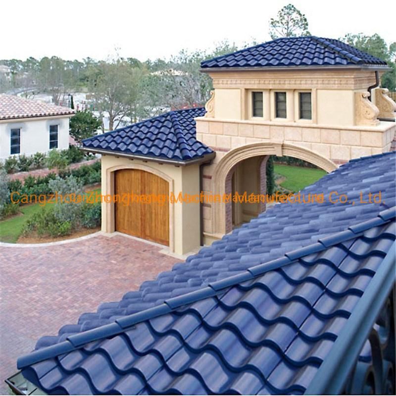Glazed Tile Roll Forming Machine Metal Roofing Tiles Making Machine for Building Material Machinery
