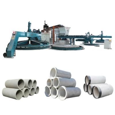 Large Diameter Size Precast Reinforcement Jacking Socket Cement Concrete Culverts Pipes Molding Machinery Production Line Sale