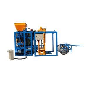 Qt4-24 Manual Concrete Hollow Block Making Machine in Ghana