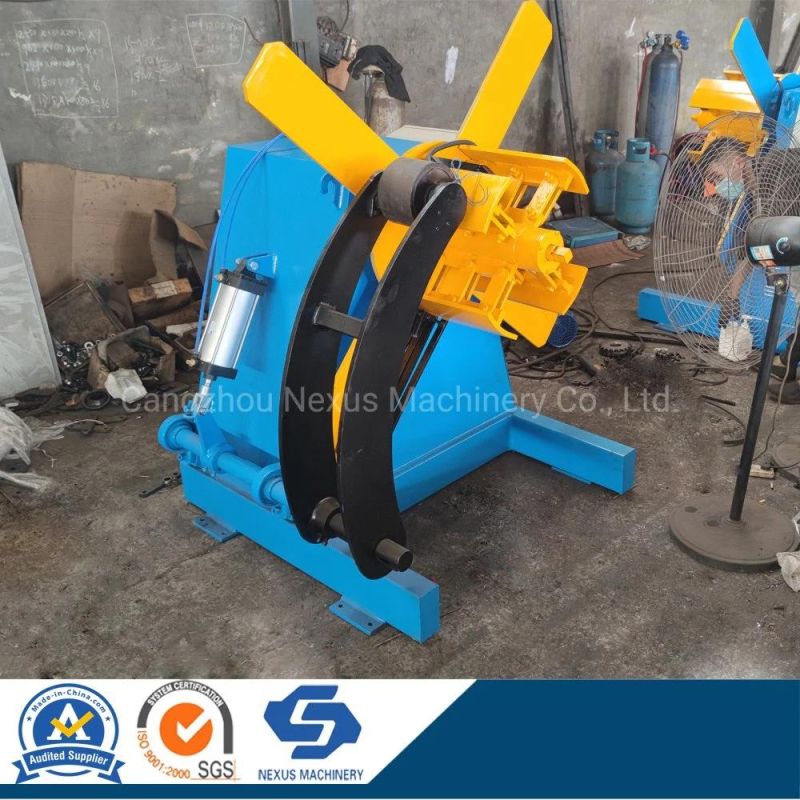 1-12 Ton Customized Aluminum Steel Coil Manual Uncoiler Decoiler Machine /Hydrualic Uncoiler Machine