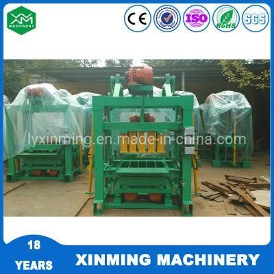 Semi-Automatic Qtj4-40 Cement Block Making Machine Hollow Block Machine in Factory