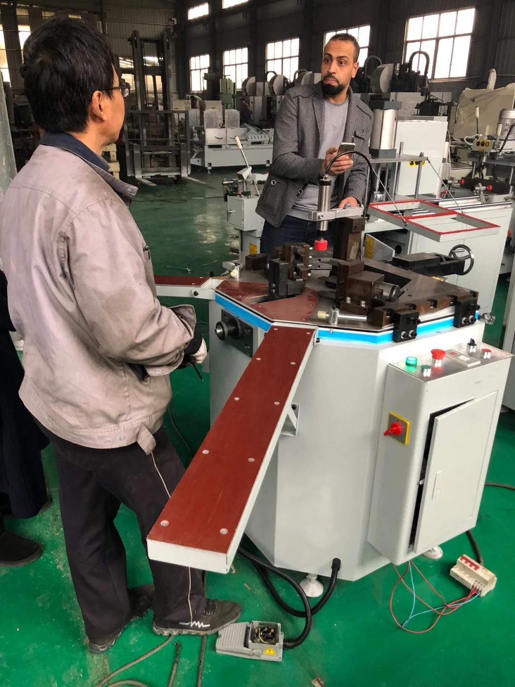 Discount! ! ! Aluminum Window Profile Corner Combining Machine/Aluminum Windows Corner Crimping Connecting Forming Machine with Many Points Single Cutter