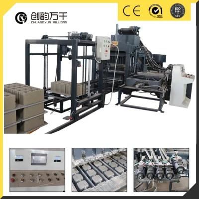 Qt4-20 Hourdis Hollow Block Color Paver Brick Block Making Machine