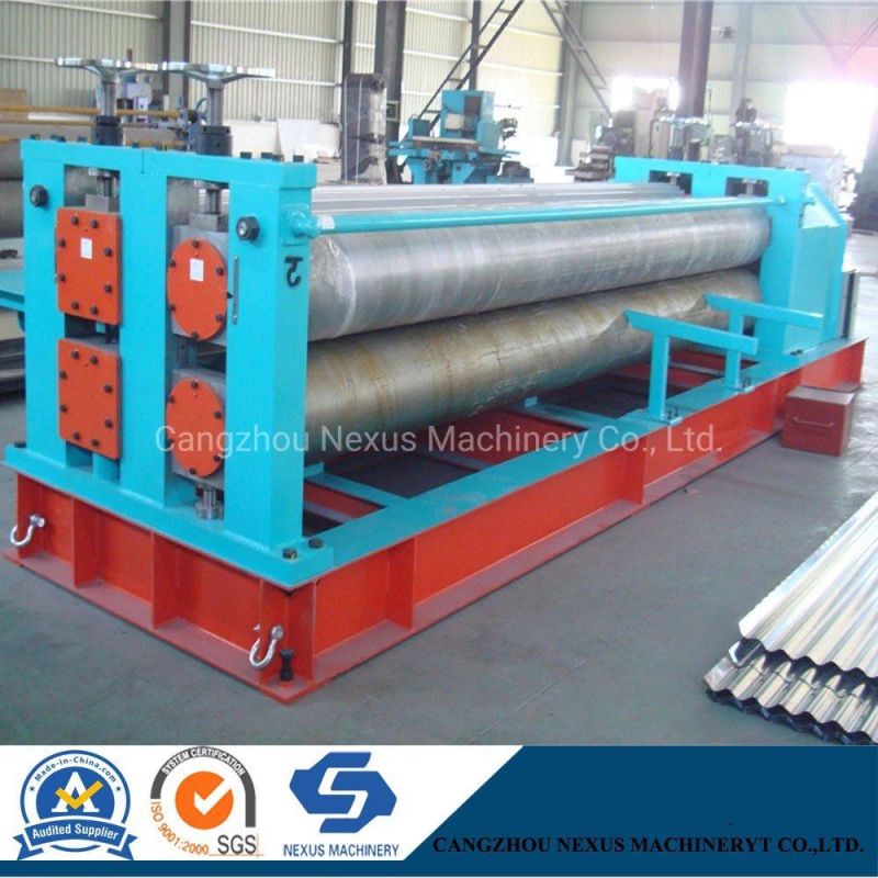 Drum Barrel Corrugated Machine for 0.12mm Thick Roof Sheet Steel Corruagator Making Machinery